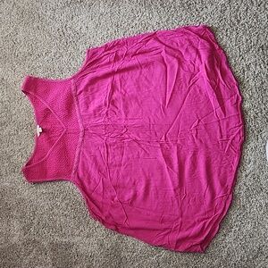 1X pink tank